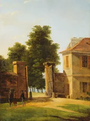 Inngang til parken ved Saint-Cloud, ca. 1810-12